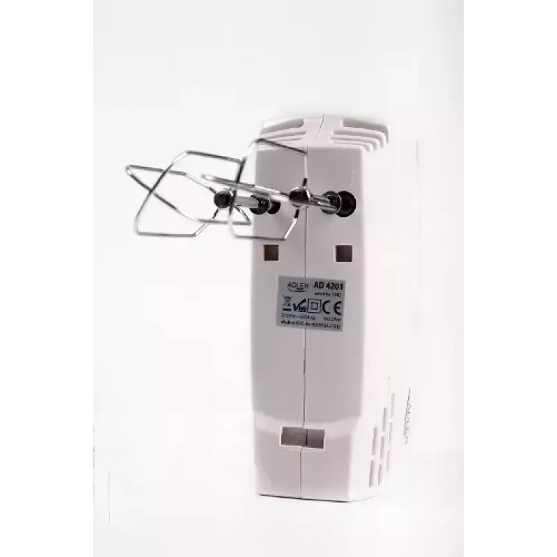 Hand mixer Adler AD 4201 g — 300 W, 1 kg, szaro-biały