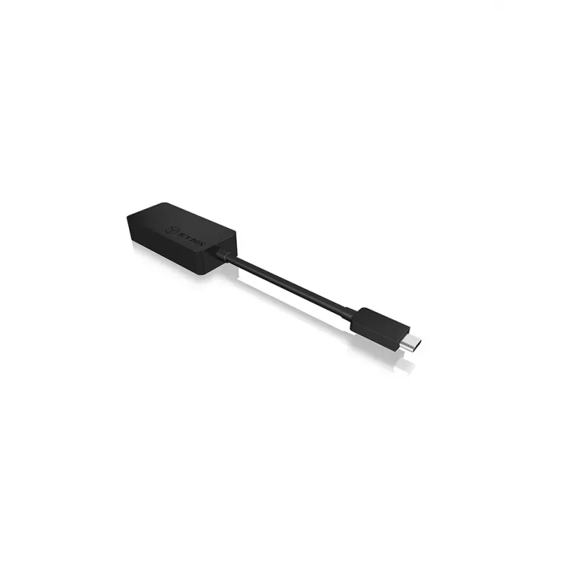ICY BOX IB-AC534-C Adapter graficzny USB 4096 x 2160 pikseli Czarny