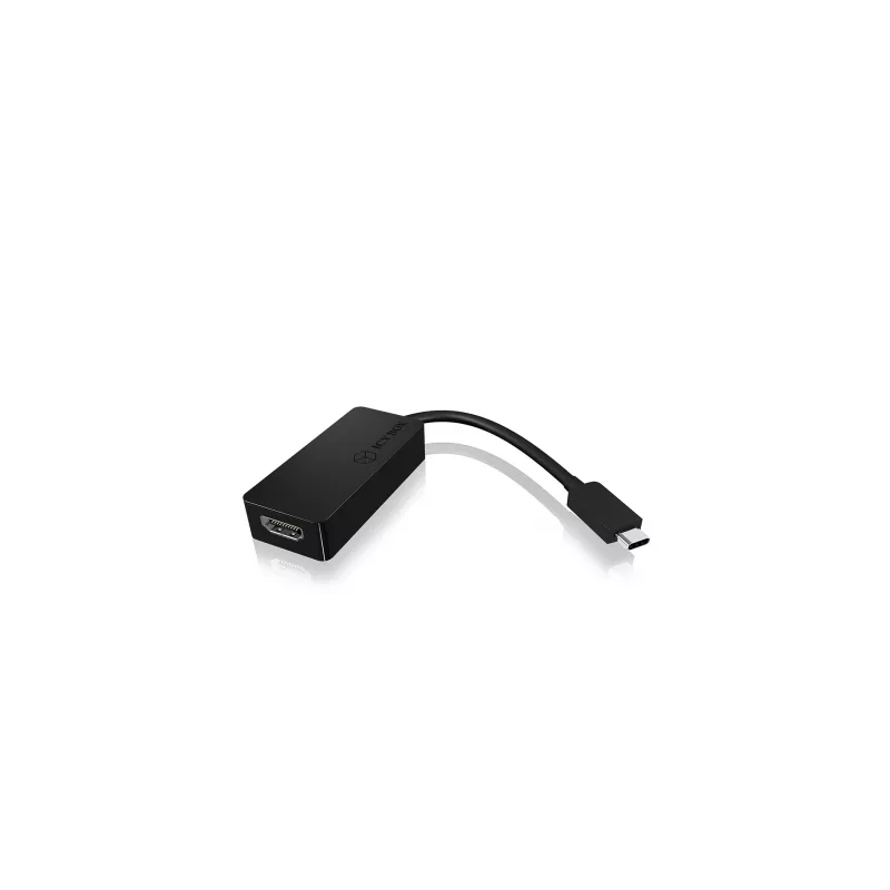 ICY BOX IB-AC534-C Adapter graficzny USB 4096 x 2160 pikseli Czarny