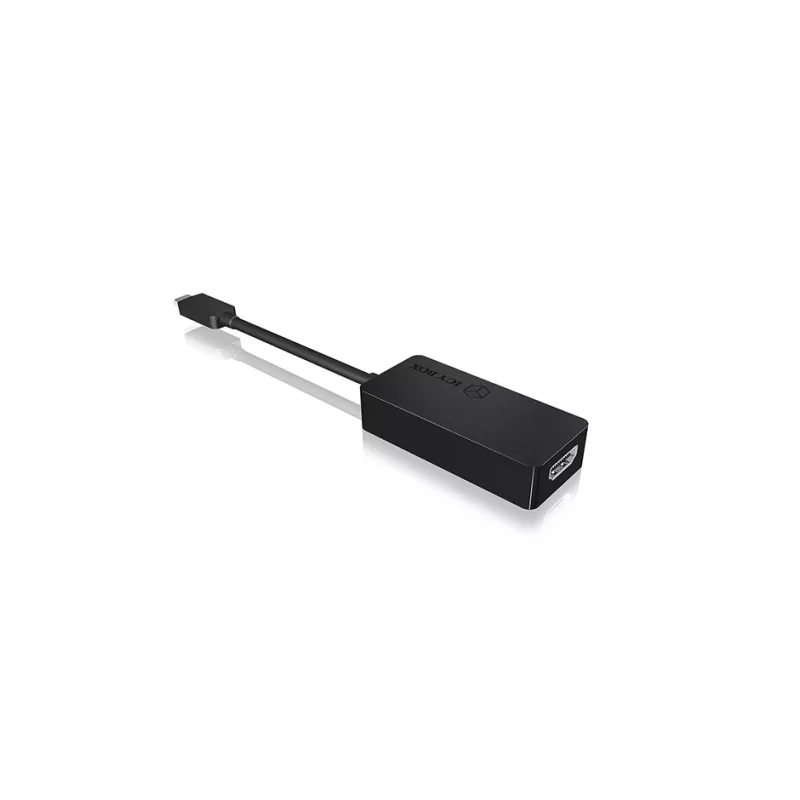 ICY BOX IB-AC534-C Adapter graficzny USB 4096 x 2160 pikseli Czarny
