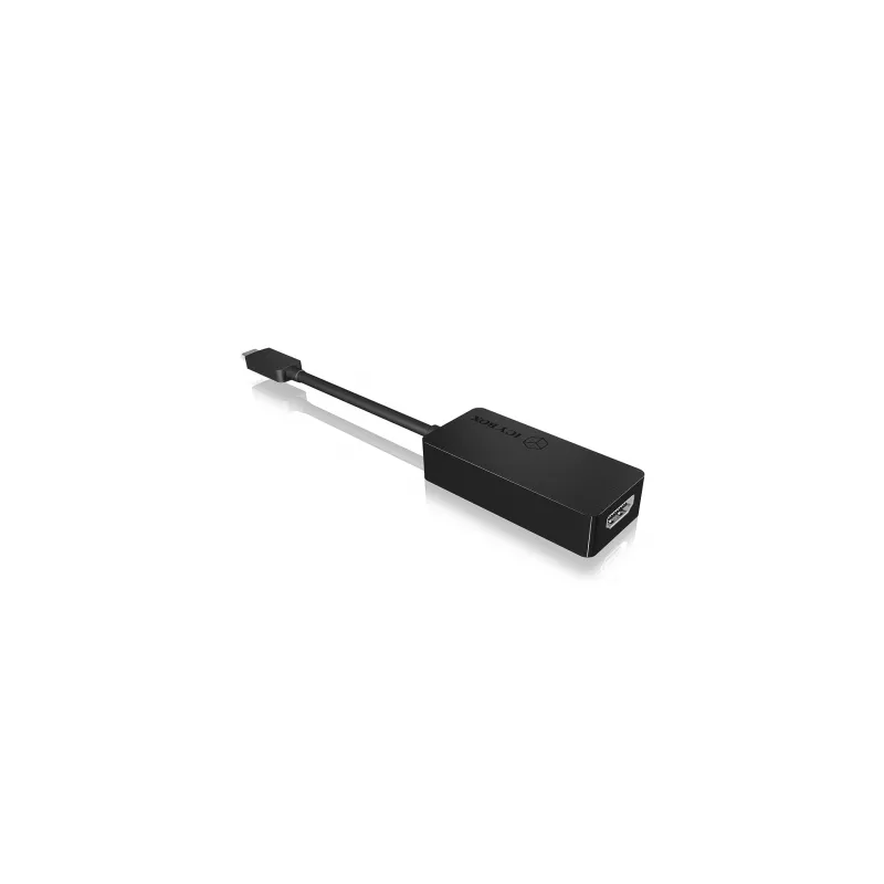 ICY BOX IB-AC534-C Adapter graficzny USB 4096 x 2160 pikseli Czarny