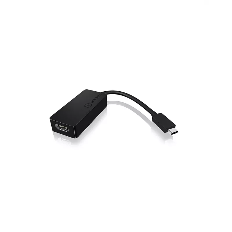 ICY BOX IB-AC534-C Adapter graficzny USB 4096 x 2160 pikseli Czarny