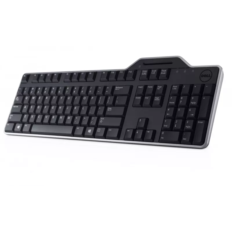 DELL Pro Smartcard klawiatura - KB813 - rosyjski (QWERTY), pełnowymiarowa (100%), przewodowa, USB, QWERTY, czarna