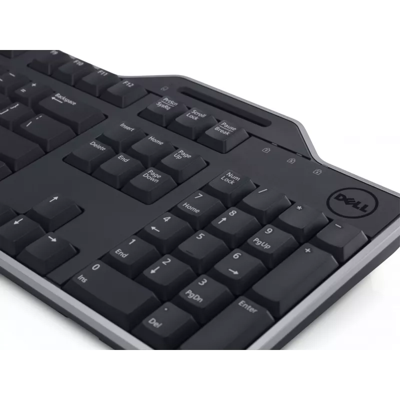 DELL Pro Smartcard klawiatura - KB813 - rosyjski (QWERTY), pełnowymiarowa (100%), przewodowa, USB, QWERTY, czarna