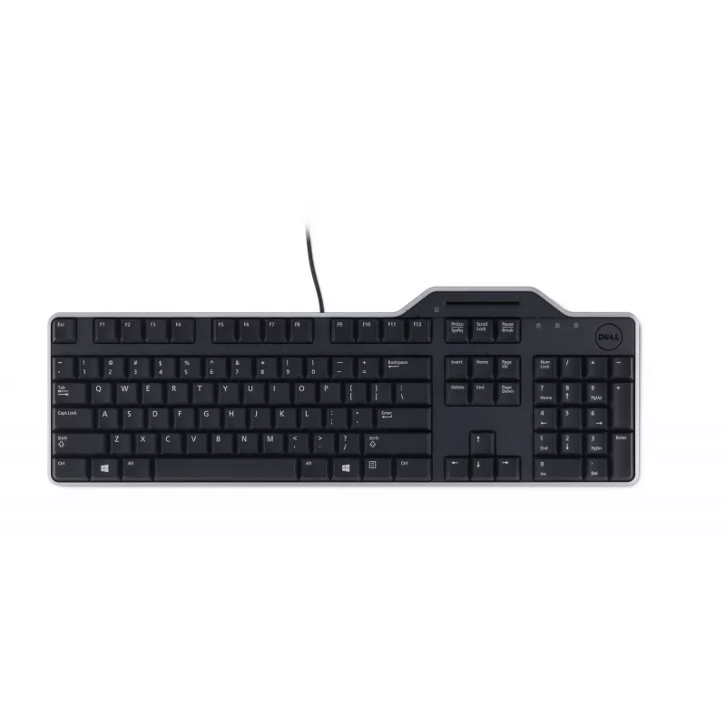 DELL Pro Smartcard klawiatura - KB813 - rosyjski (QWERTY), pełnowymiarowa (100%), przewodowa, USB, QWERTY, czarna