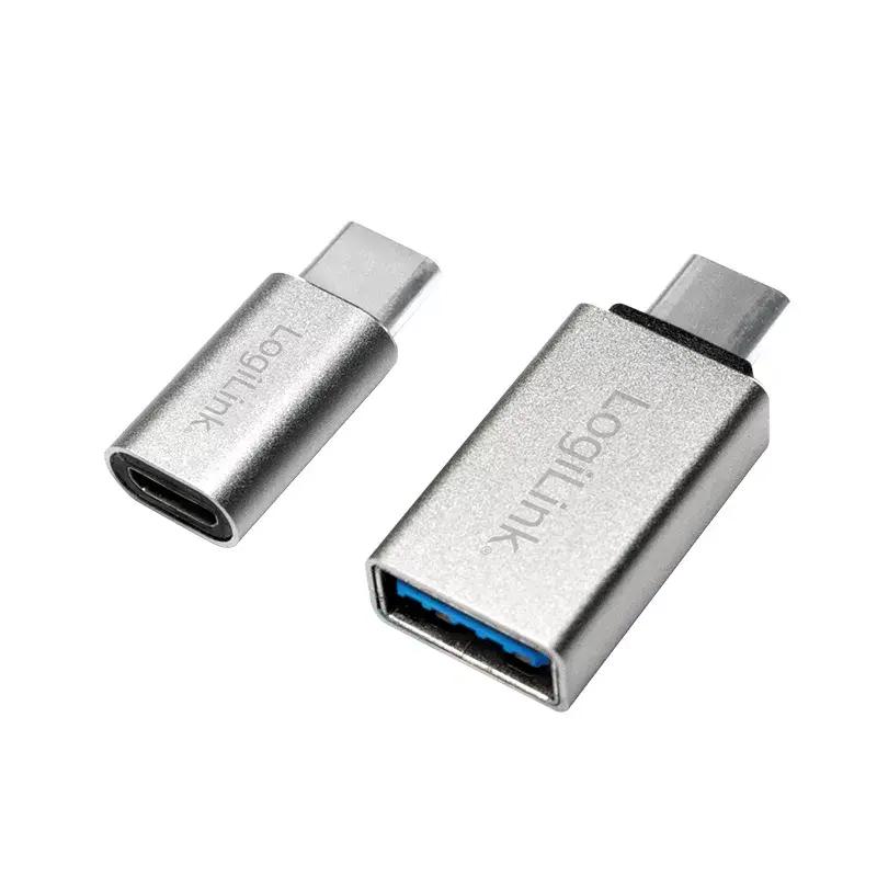 adapter złącza złącza LogiLink AU0040 USB 3.1 C USB 3.0 A Micro USB 2.0 Aluminium