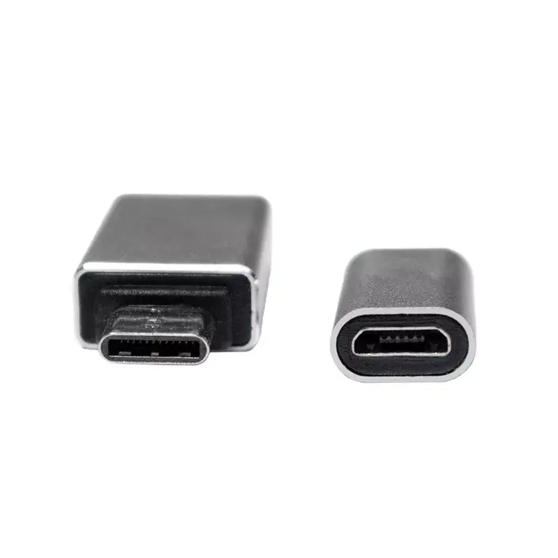 adapter złącza złącza LogiLink AU0040 USB 3.1 C USB 3.0 A Micro USB 2.0 Aluminium