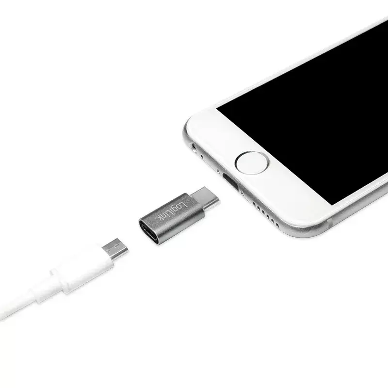 adapter złącza złącza LogiLink AU0040 USB 3.1 C USB 3.0 A Micro USB 2.0 Aluminium