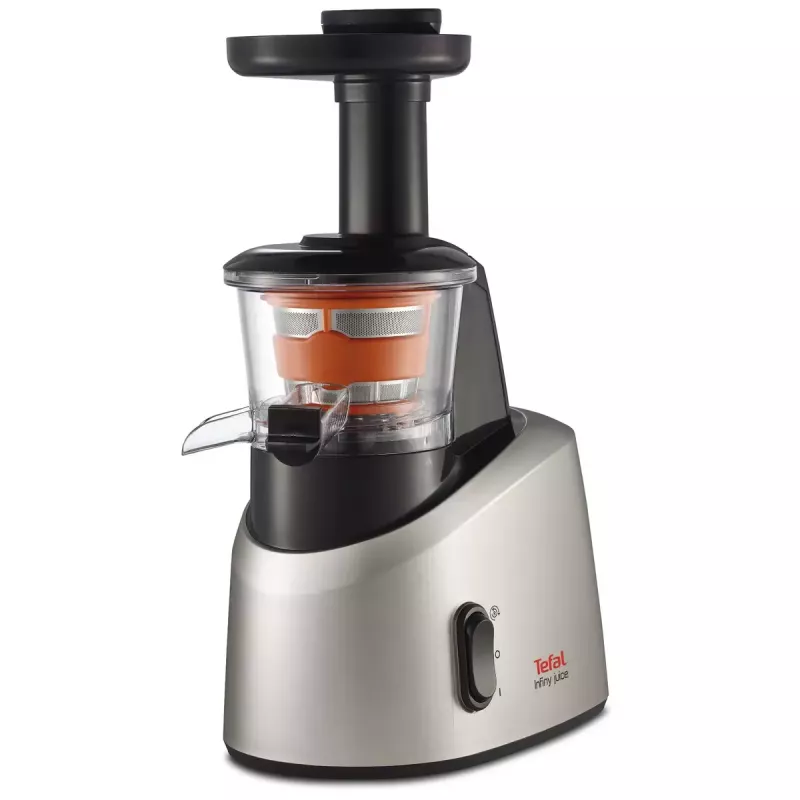 Tefal Infiny Juice ZC255B Wyciskarka do soku 200 W Szary, Srebrny