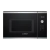 Wbudowana kuchenka mikrofalowa solo Bosch Serie 6 BFL554MS0 — 900 W, 25 L, sterowanie obrotowe i dotykowe, stal nierdzewna/czarny