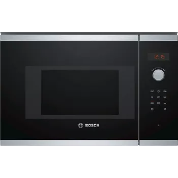 Bosch Serie 4 BFL523MS0 kuchenka mikrofalowa Czarna, Stal nierdzewna Kuchenka mikrofalowa solo Do zabudowy 20 L 800 W