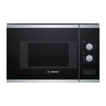 Bosch BFL520MS0 kuchenka mikrofalowa Czarny, Stal nierdzewna Kuchenka mikrofalowa kombinowana Do zabudowy 20 l 800 W