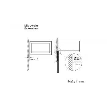 Bosch BFL520MS0 kuchenka mikrofalowa Czarny, Stal nierdzewna Kuchenka mikrofalowa kombinowana Do zabudowy 20 l 800 W