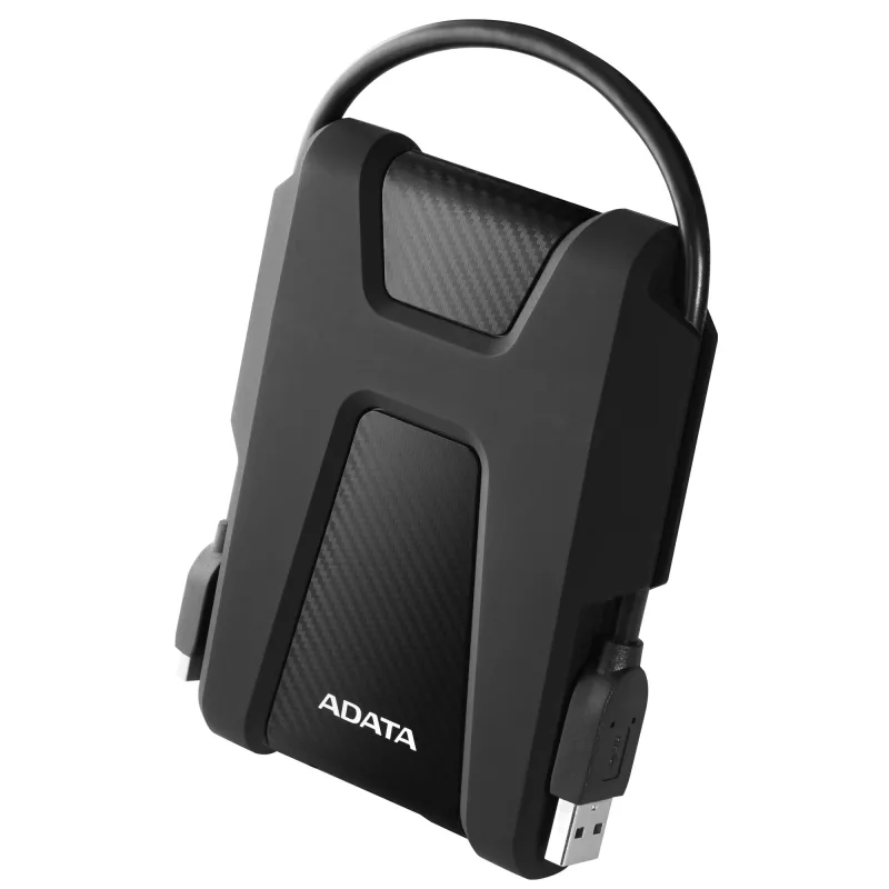 Zewnętrzny dysk twardy ADATA 1TB USB 3.2 Gen 1 HD680 — 1 TB, USB 3.2 Gen 1, czarny, przenośny HDD