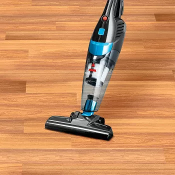 Bissell Featherweight Pro Eco odkurzacz pionowy AC suchy bezworkowy 0,5 L 450 W niebieski, tytanowy