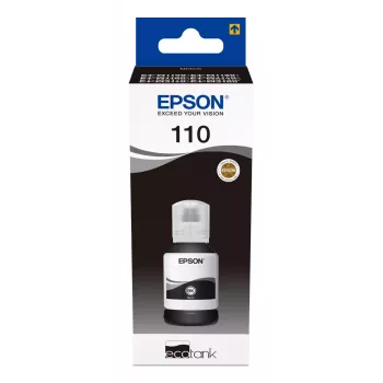 Butelka z tuszem Epson XL 110 EcoTank Czarny — wysokowydajny czarny tusz, do 7 500 stron