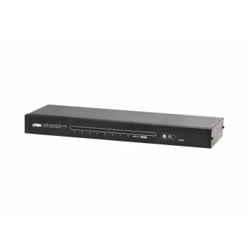 Rozdzielacz HDMI ATEN 8-portowy CAT5e/6, HDMI, HDMI, 1920 x 1080 pikseli, Czarny, Metal, Full HD