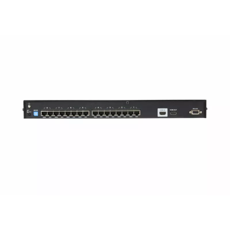 Rozdzielacz HDMI ATEN 8-portowy CAT5e/6, HDMI, HDMI, 1920 x 1080 pikseli, Czarny, Metal, Full HD