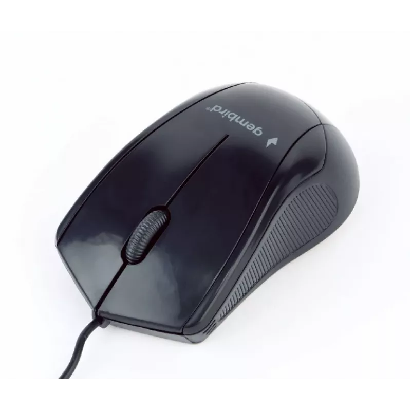 GEMBIRD Mysz optyczna MUS-3B-02 - 3 przyciski, kółko przewijania, USB, czarna