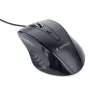 GEMBIRD USB mysz optyczna praworęczna MUS-4B-02 — 1200 DPI, 4 przyciski, przewodowa, czarna
