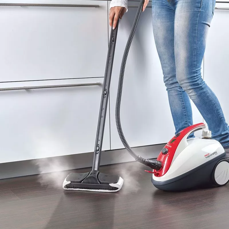 Polti Vaporetto Smart 30_R Oczyszczacz parowy cylindryczny 1,6 L 1800 W Czerwony, Biały