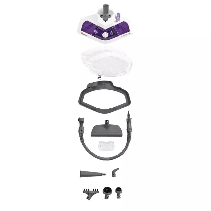 Polti Vaporetto SV440_Double Steam mop 0.3 L 1500 W Fioletowy, Biały