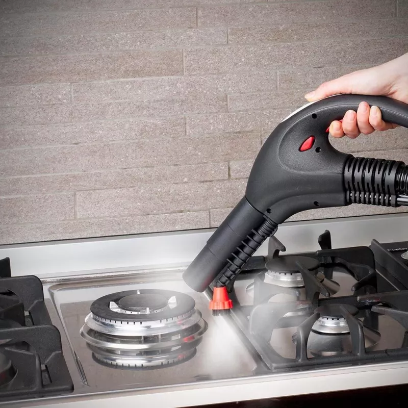 Polti Vaporetto Lecoaspira FAV50 Multifloor Cylinder steam cleaner 1.8 L 1350 W czerwony, biały