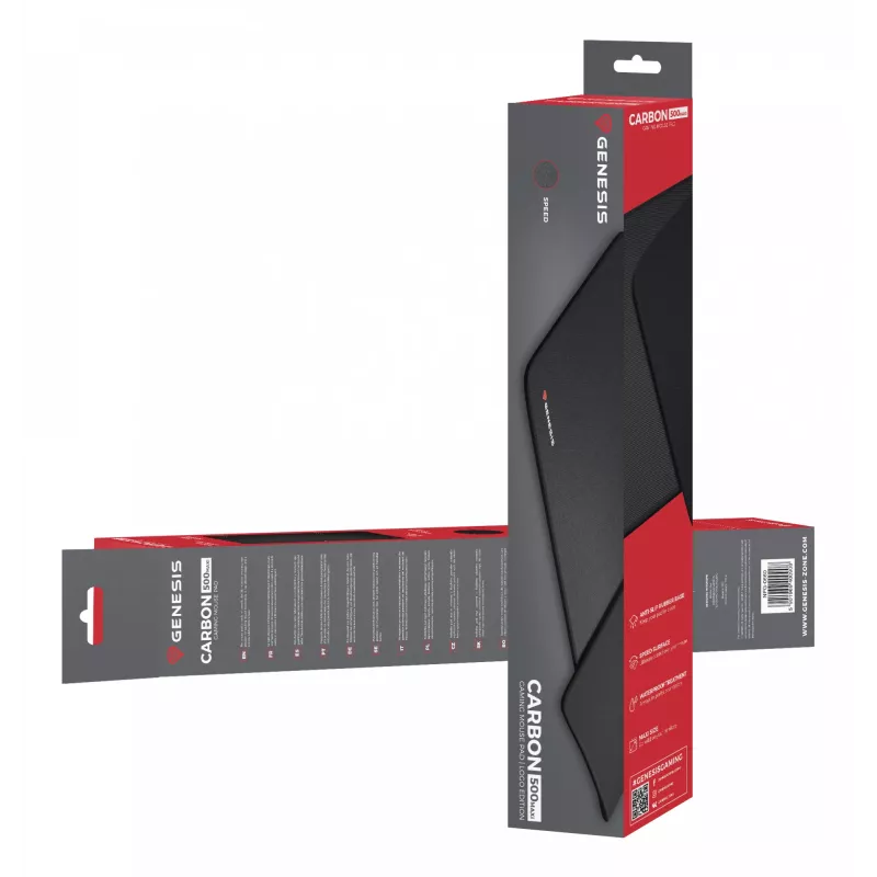 Podkładka pod mysz gamingowa GENESIS Carbon 500 MAXI Czarny