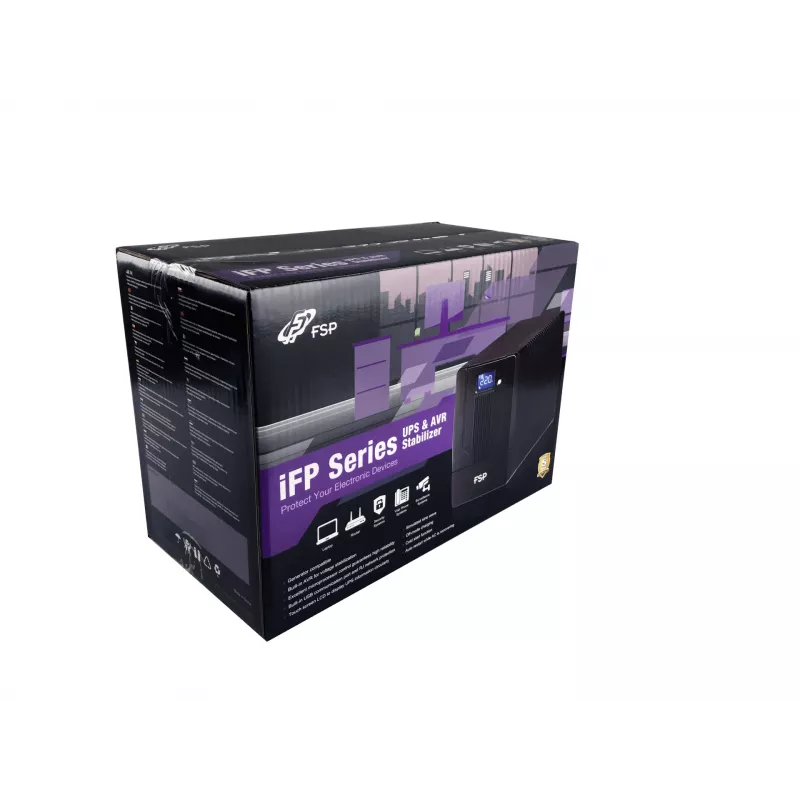 FSP iFP 1000 zasilacz bezprzerwowy (UPS) Line-Interactive 1 kVA 600 W 2 gniazda AC