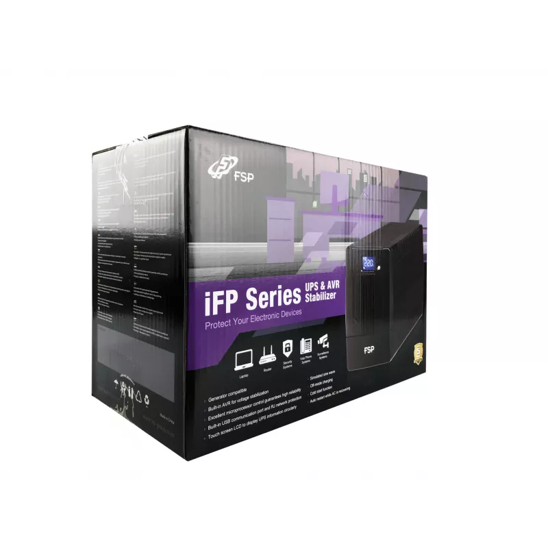 FSP iFP 2000 zasilacz awaryjny (UPS) Line-Interactive 2 kVA 1200 W 2 gniazda AC