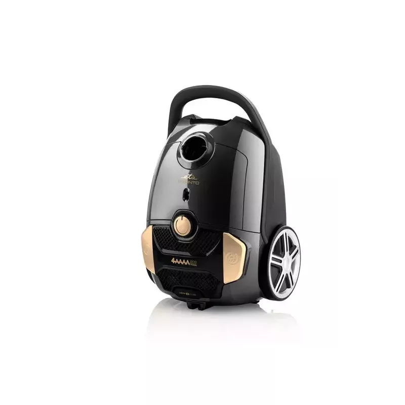 Odkurzacz cylindryczny ETA Avanto 3 L — 800 W, worek na kurz 3 L, filtracja HEPA, czyszczenie na sucho, tapicerka/podłogi twarde/dywany, czarny/beżowy
