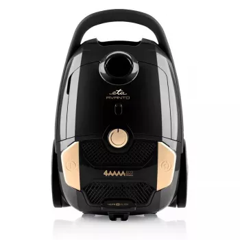 Odkurzacz cylindryczny ETA Avanto 3 L — 800 W, worek na kurz 3 L, filtracja HEPA, czyszczenie na sucho, tapicerka/podłogi twarde/dywany, czarny/beżowy