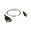 ATEN Adapter USB 2.0 na RS-232 (100 cm), czarny, metaliczny, 1 m, USB Type-A, DB-9, męski, męski