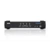 ATEN 4-portowy przełącznik KVM USB DVI z dźwiękiem i hubem USB 2.0 (w zestawie kable KVM)