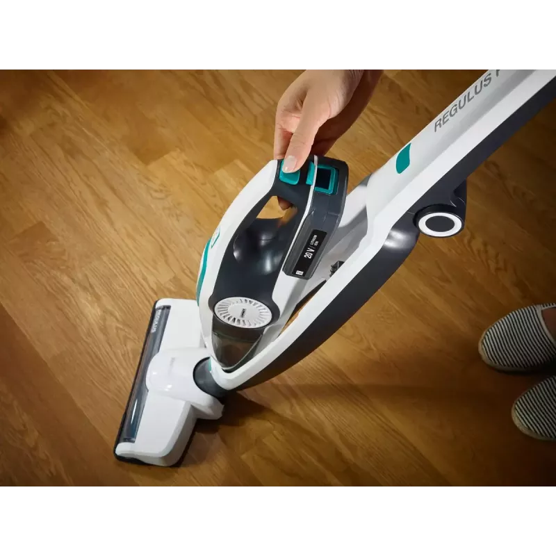 Odkurzacz pionowy 2w1 Leifheit PowerVac 2in1 — bezprzewodowy 20 V, czas pracy 40 min, cykloniczny, odłączany ręczny, zmywalny filtr