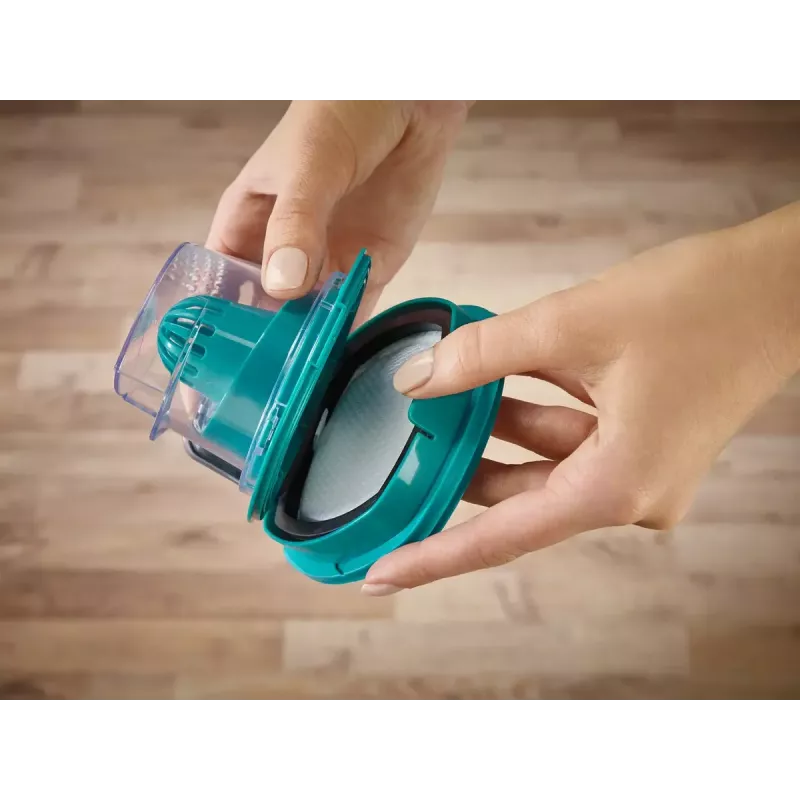 Odkurzacz pionowy 2w1 Leifheit PowerVac 2in1 — bezprzewodowy 20 V, czas pracy 40 min, cykloniczny, odłączany ręczny, zmywalny filtr