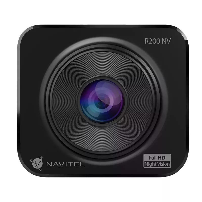 Dashcam Navitel R200 NV — Full HD 1920×1080, kąt widzenia 140°, wyświetlacz 2 cale, MicroSD do 64 GB, zasilanie bateryjne i z gniazda zapalniczki