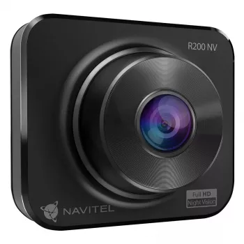 Dashcam Navitel R200 NV — Full HD 1920×1080, kąt widzenia 140°, wyświetlacz 2 cale, MicroSD do 64 GB, zasilanie bateryjne i z gniazda zapalniczki
