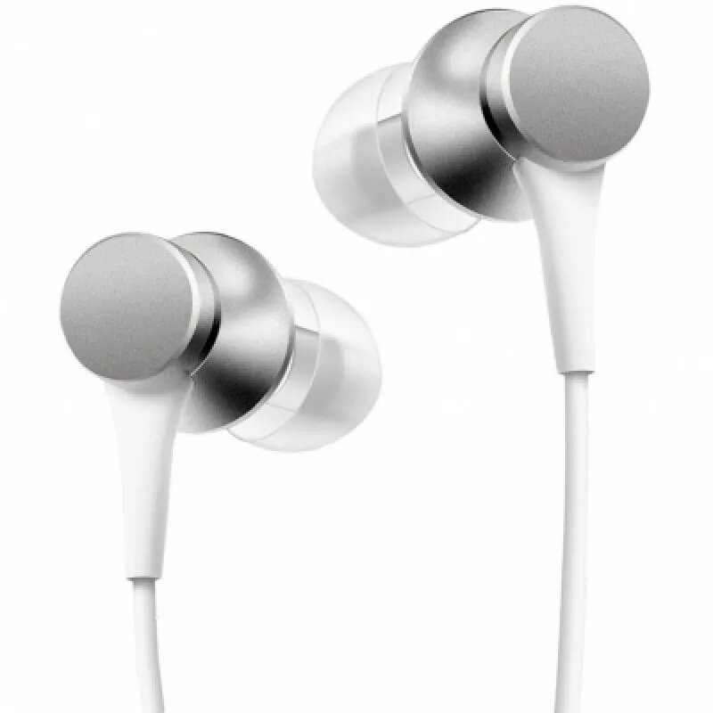 Słuchawki douszne Xiaomi Mi In-Ear Headphones Basic Headset złącze 3,5 mm Srebrny, Biały