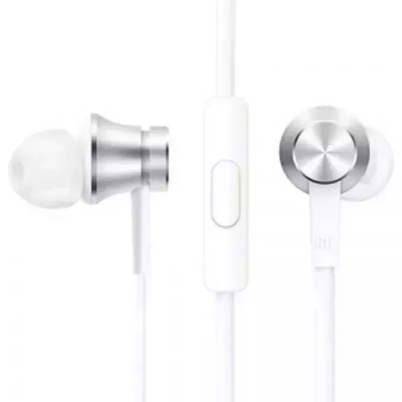 Słuchawki douszne Xiaomi Mi In-Ear Headphones Basic Headset złącze 3,5 mm Srebrny, Biały