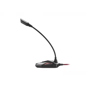 GENESIS Radium 100, czarno-czerwony mikrofon do PC