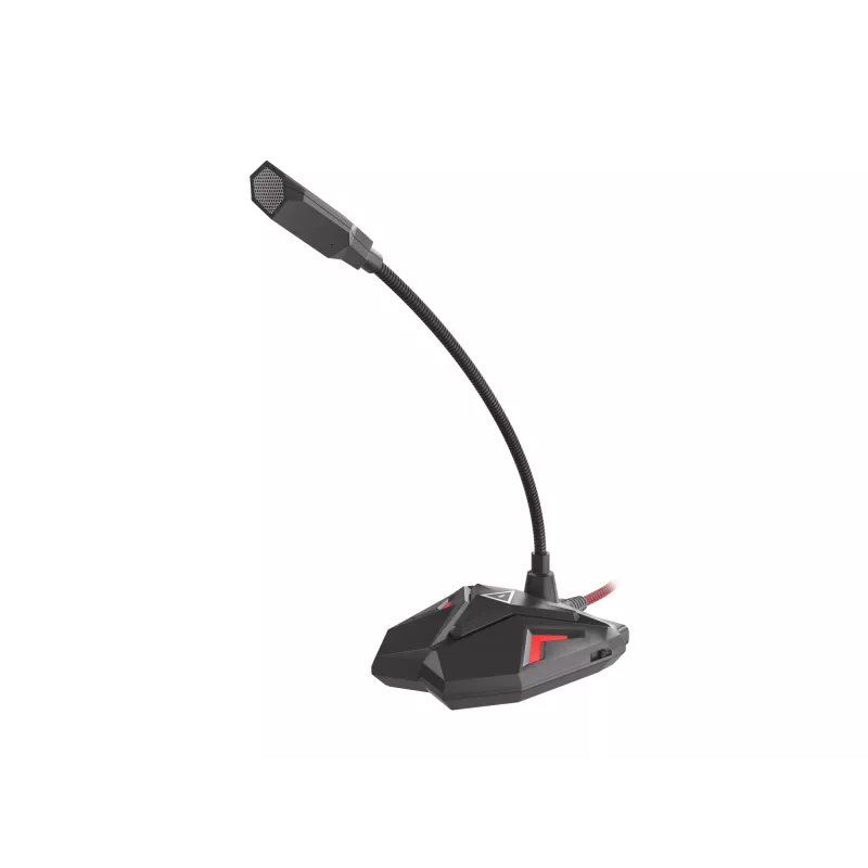 GENESIS Radium 100, czarno-czerwony mikrofon do PC