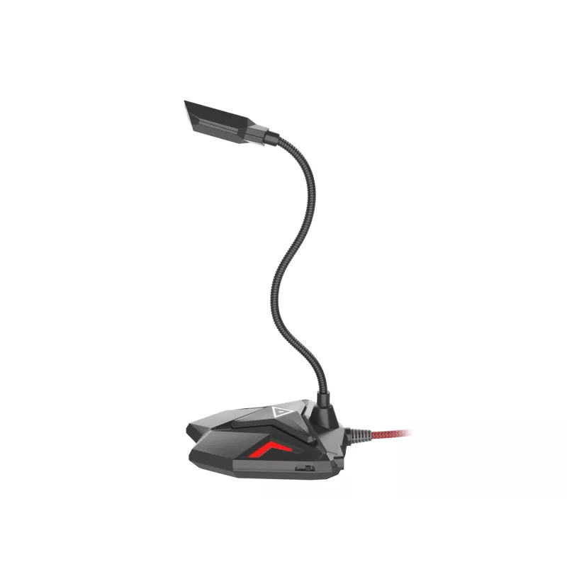 GENESIS Radium 100, czarno-czerwony mikrofon do PC