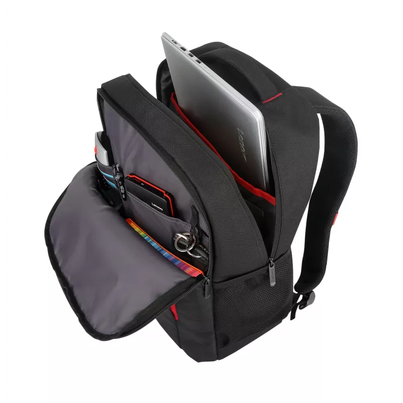Lenovo B515 39,6 cm (15,6 cala) Plecak Czarny, Czerwony