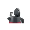 Czajnik elektryczny Bosch TWK4P434 — 1,7 L, 2400 W, Czarny/Czerwony