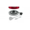 Czajnik elektryczny Bosch TWK4P434 — 1,7 L, 2400 W, Czarny/Czerwony