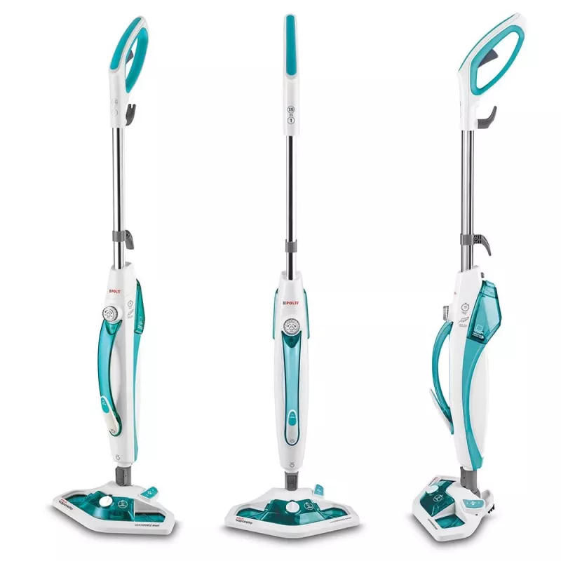 Polti Vaporetto SV450_Double mop parowy 0,3 l 1500 W turkusowy, biały