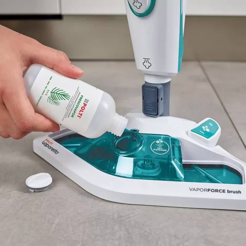 Polti Vaporetto SV450_Double mop parowy 0,3 l 1500 W turkusowy, biały