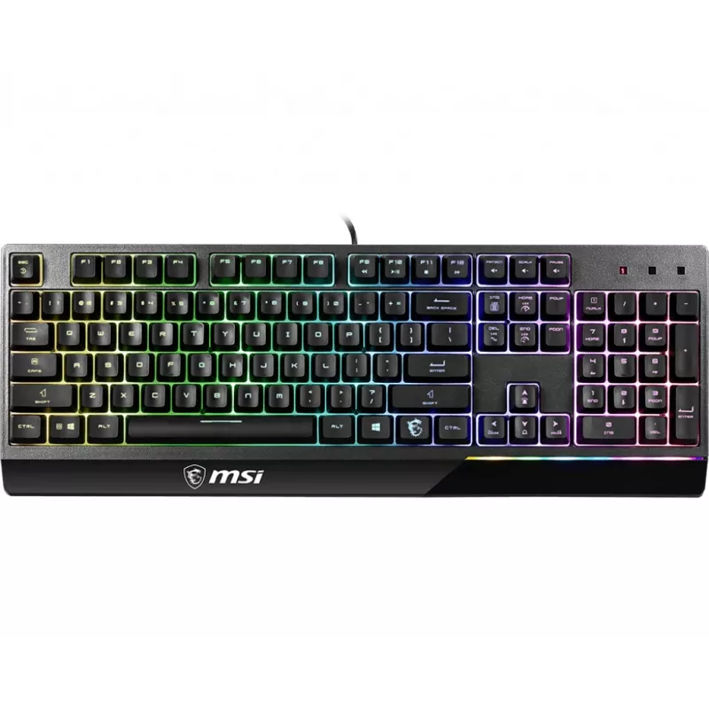 Klawiatura MSI Vigor GK30 dla graczy USB QWERTY US International czarna