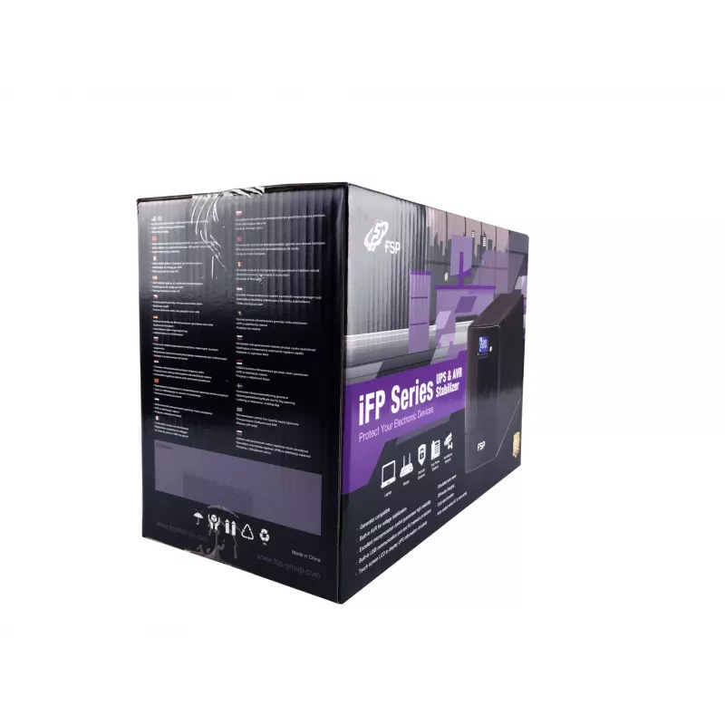FSP iFP 600 zasilacz awaryjny (UPS) Line-Interactive 0.6 kVA 360 W 2 gniazda AC